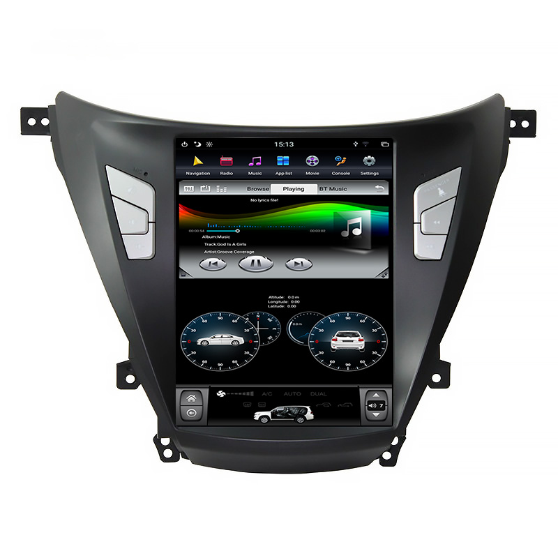 Hyundai Elantra 2002-2016 Tesla style 10.4 inch Android Car DVD Player 